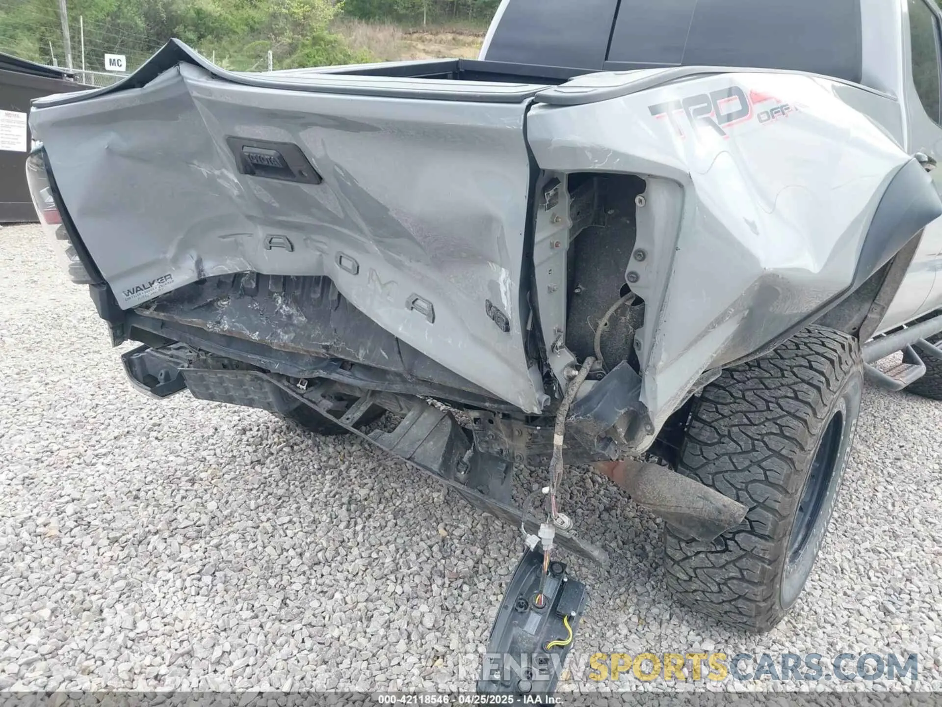 6 fotografías del automóvil dañado 3TMCZ5AN5KM271274 TOYOTA TACOMA 2019
