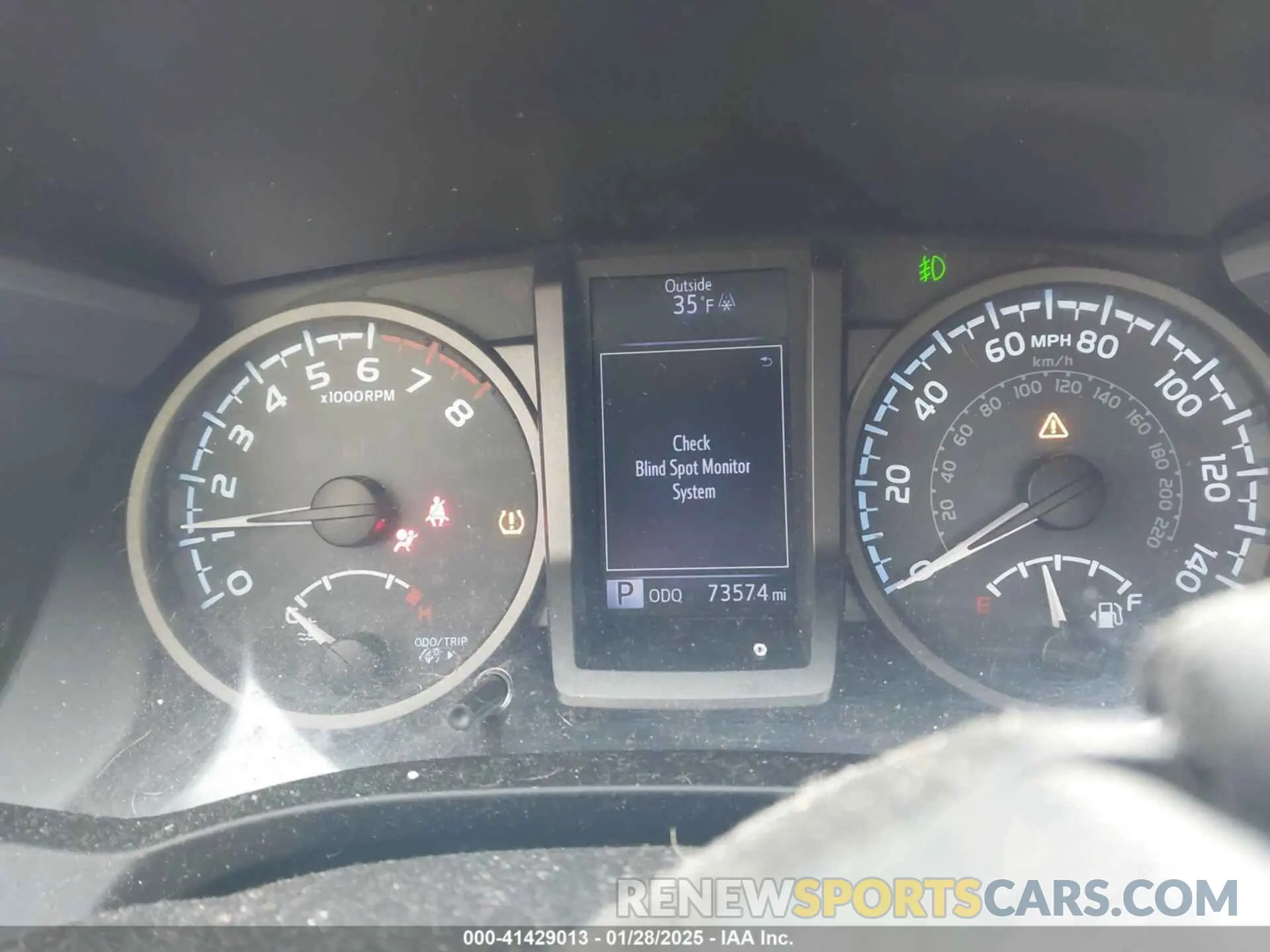 7 fotografías del automóvil dañado 3TMCZ5AN6KM199663 TOYOTA TACOMA 2019