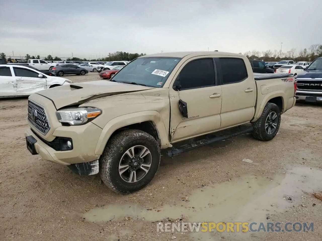 1 fotografías del automóvil dañado 3TMCZ5AN6KM217661 TOYOTA TACOMA 2019