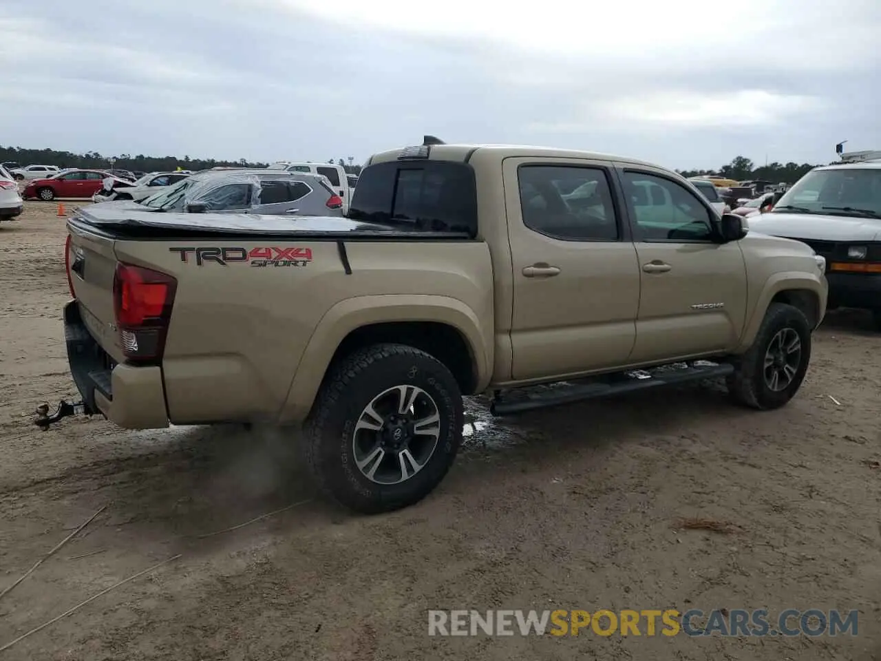 3 fotografías del automóvil dañado 3TMCZ5AN6KM217661 TOYOTA TACOMA 2019