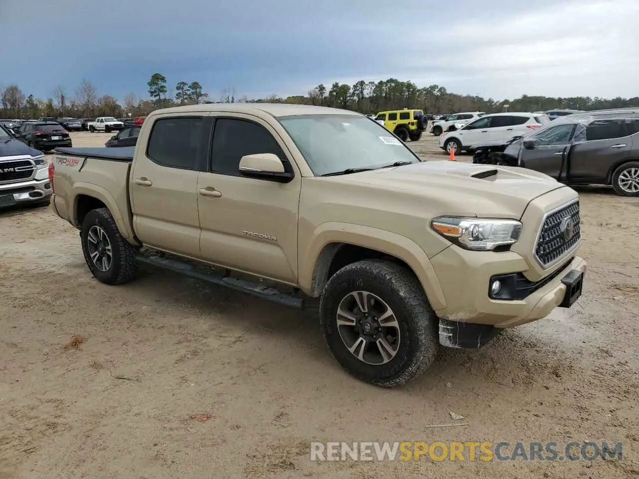 4 fotografías del automóvil dañado 3TMCZ5AN6KM217661 TOYOTA TACOMA 2019
