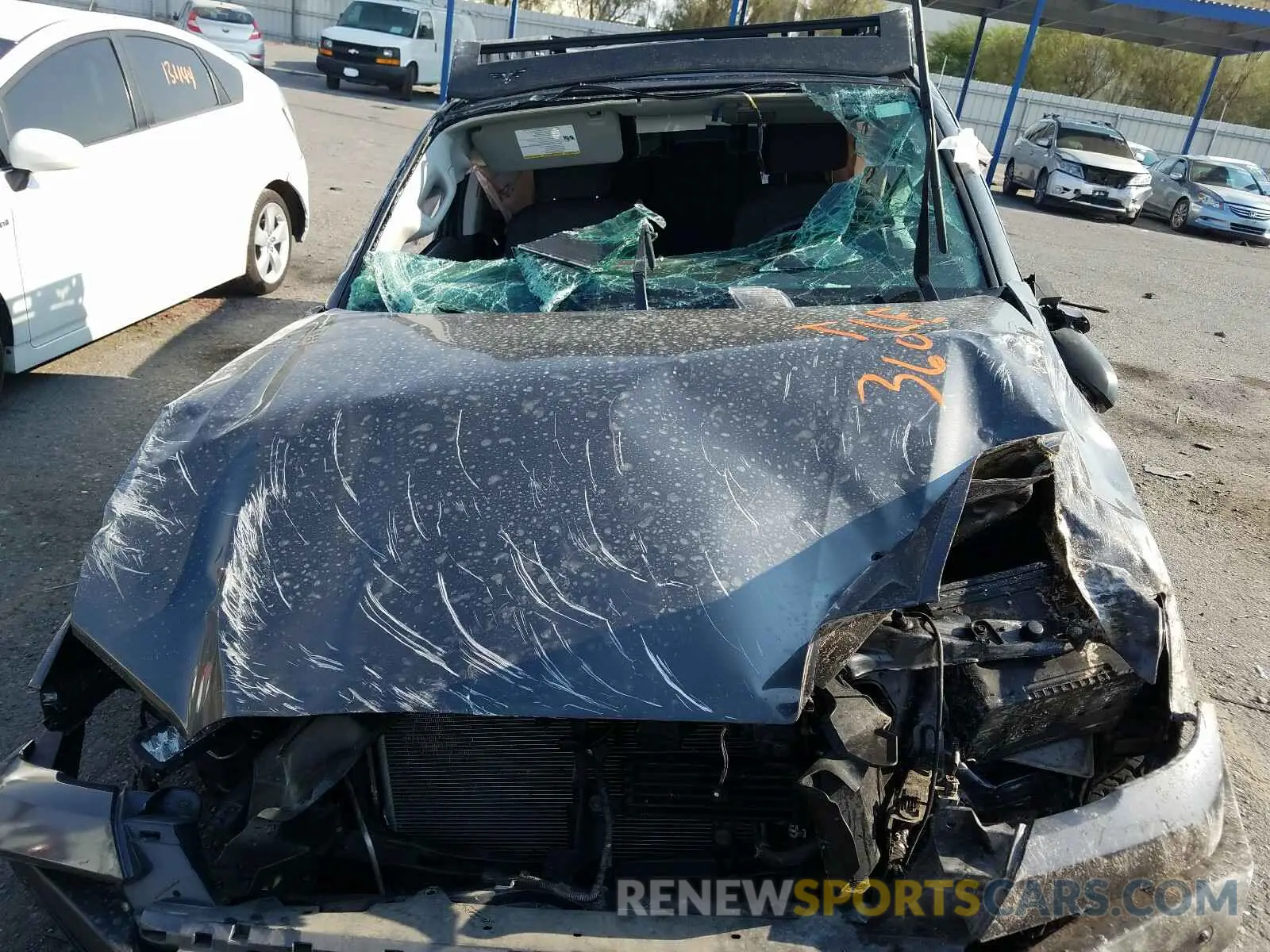 7 fotografías del automóvil dañado 3TMCZ5AN6KM228319 TOYOTA TACOMA 2019