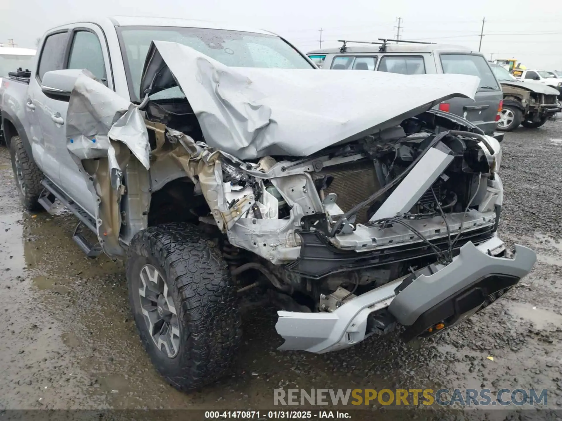 6 fotografías del automóvil dañado 3TMCZ5AN6KM235786 TOYOTA TACOMA 2019