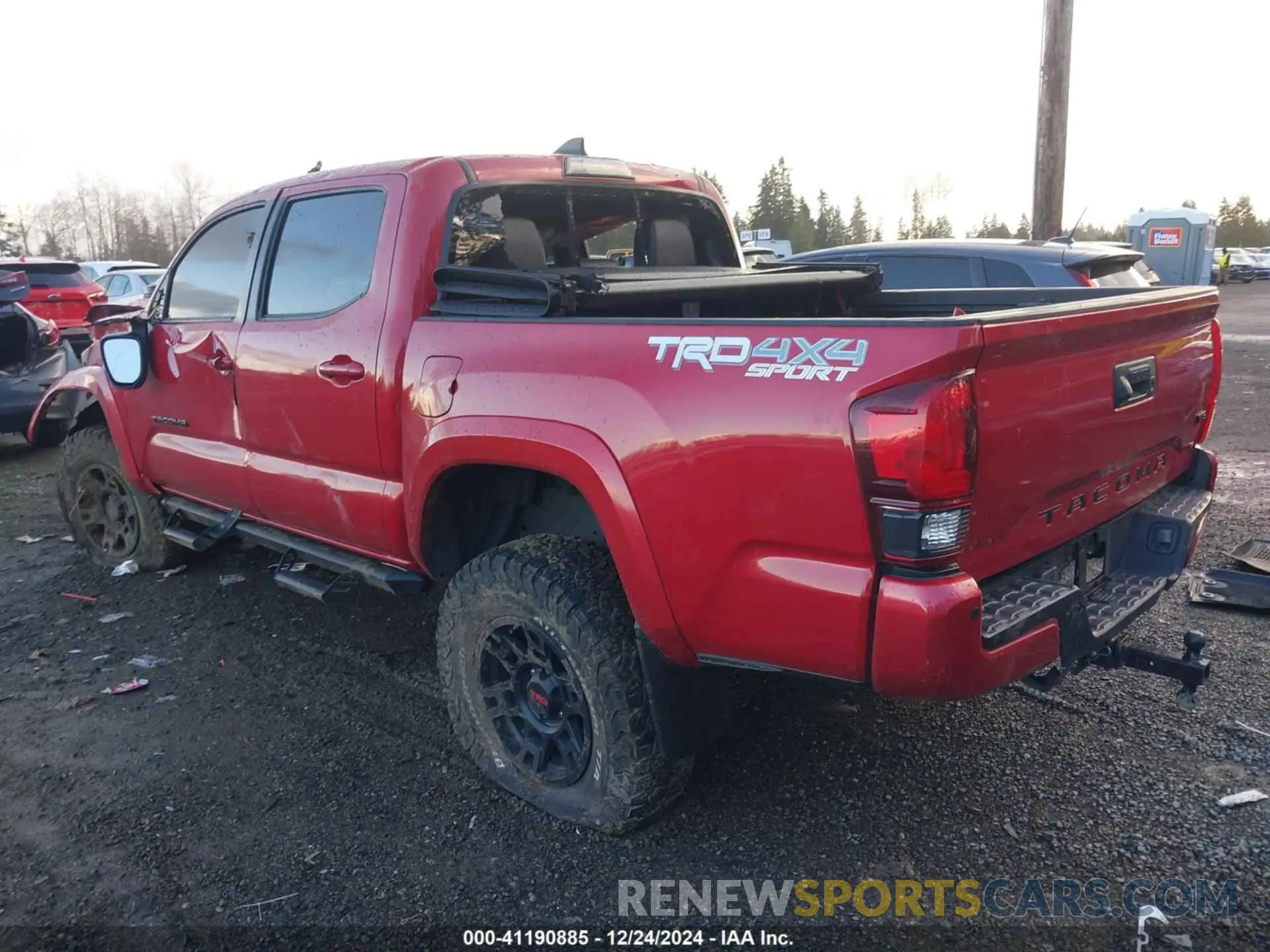 3 fotografías del automóvil dañado 3TMCZ5AN6KM256671 TOYOTA TACOMA 2019