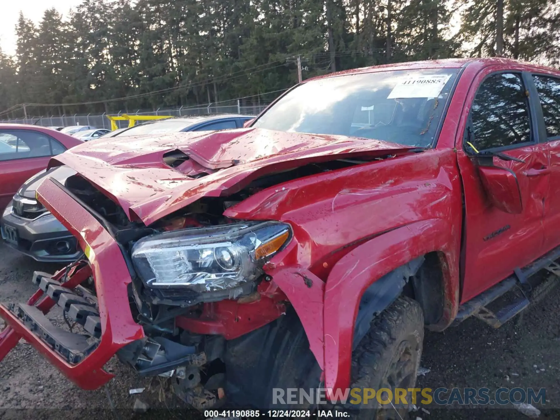 6 fotografías del automóvil dañado 3TMCZ5AN6KM256671 TOYOTA TACOMA 2019