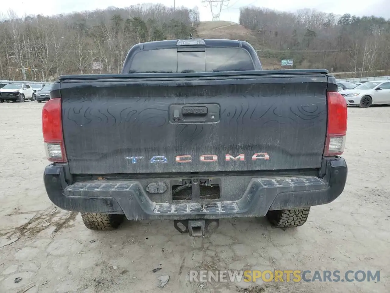 6 fotografías del automóvil dañado 3TMCZ5AN6KM259277 TOYOTA TACOMA 2019