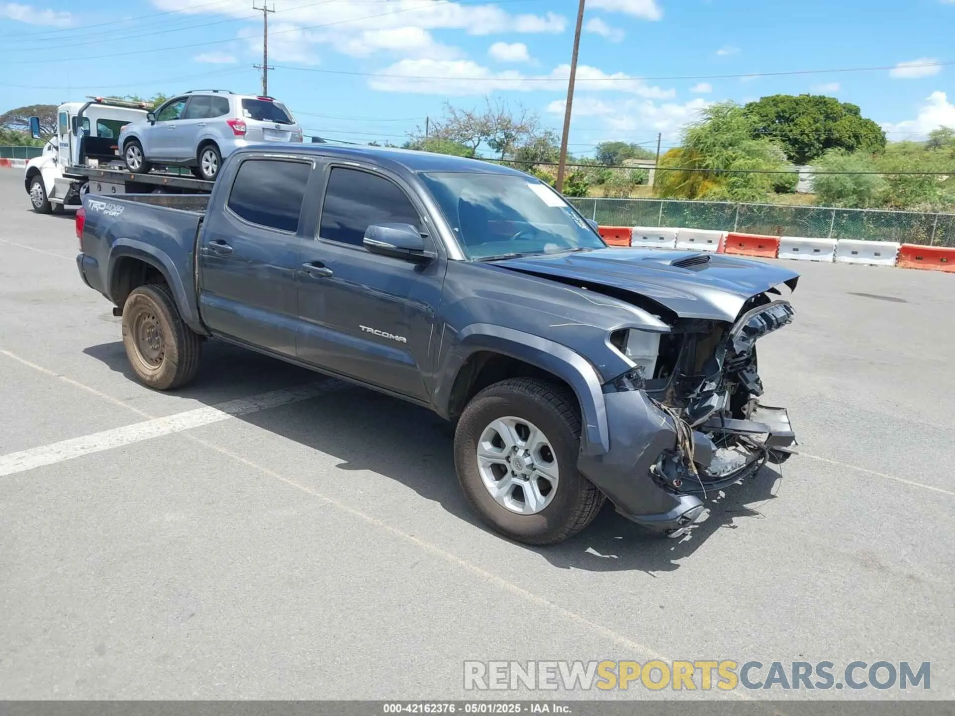 1 fotografías del automóvil dañado 3TMCZ5AN6KM259778 TOYOTA TACOMA 2019