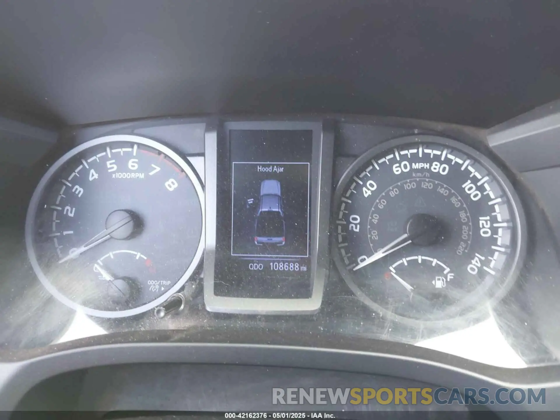 7 fotografías del automóvil dañado 3TMCZ5AN6KM259778 TOYOTA TACOMA 2019