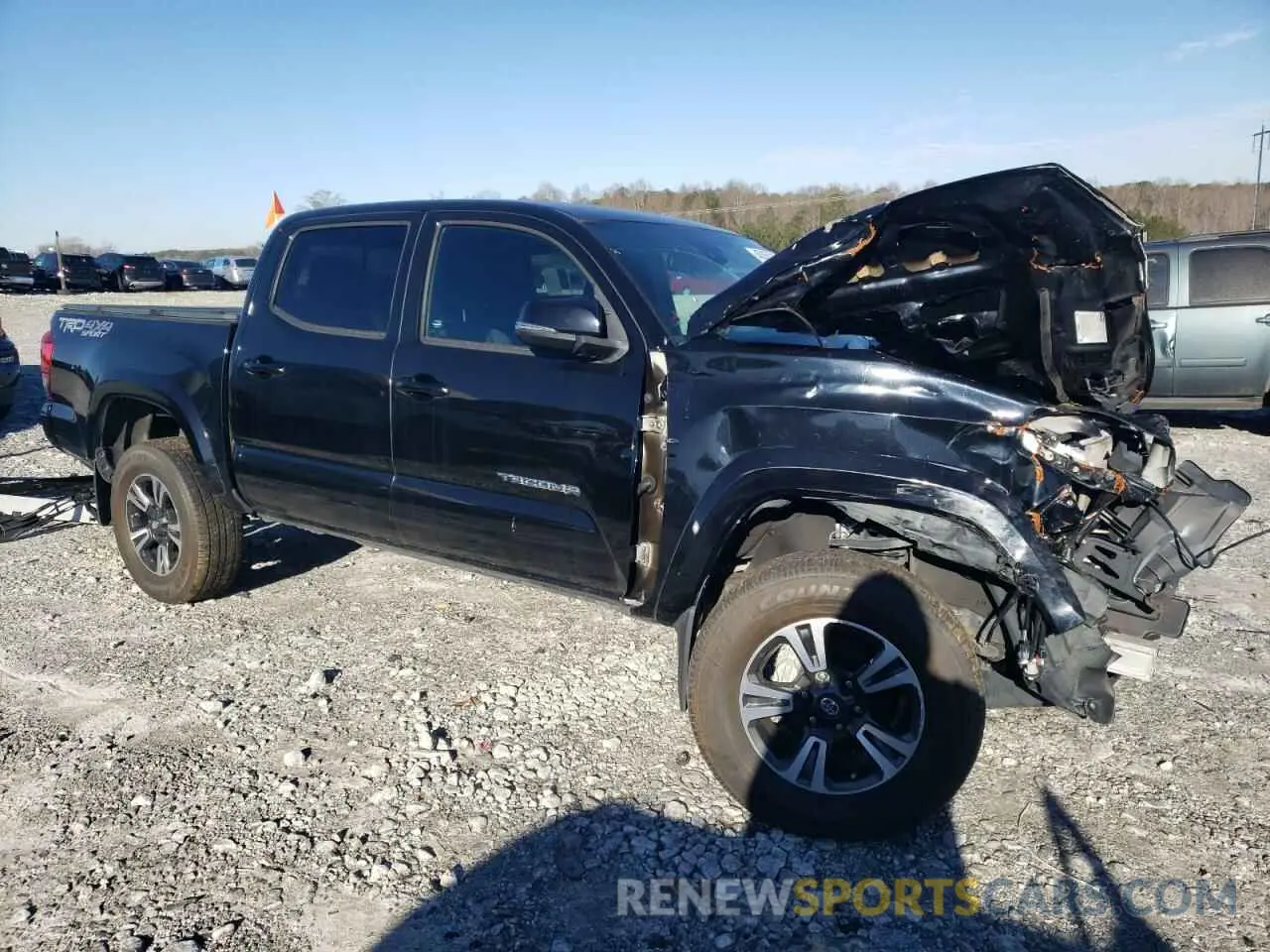 4 fotografías del automóvil dañado 3TMCZ5AN6KM281733 TOYOTA TACOMA 2019