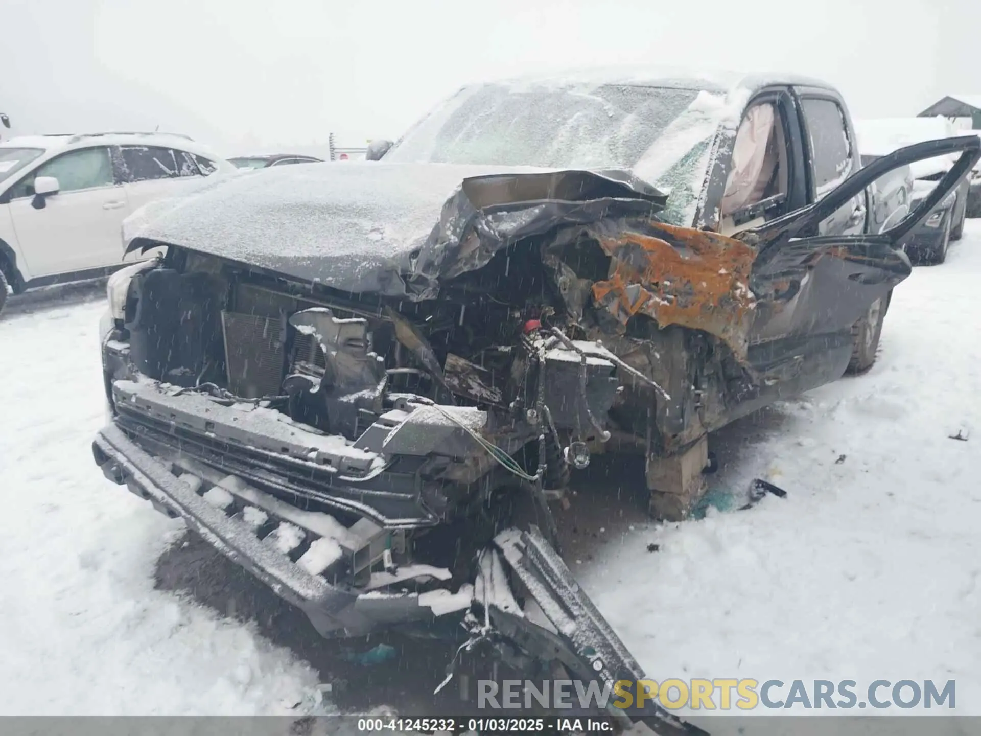 6 fotografías del automóvil dañado 3TMCZ5AN6KM283675 TOYOTA TACOMA 2019