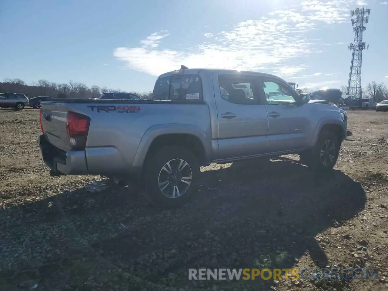 3 fotografías del automóvil dañado 3TMCZ5AN7KM218396 TOYOTA TACOMA 2019