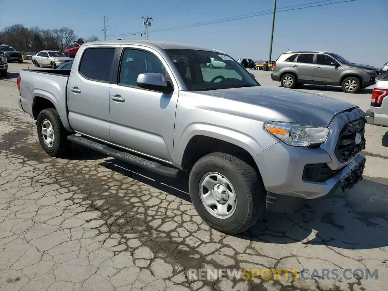 4 fotografías del automóvil dañado 3TMCZ5AN7KM229446 TOYOTA TACOMA 2019