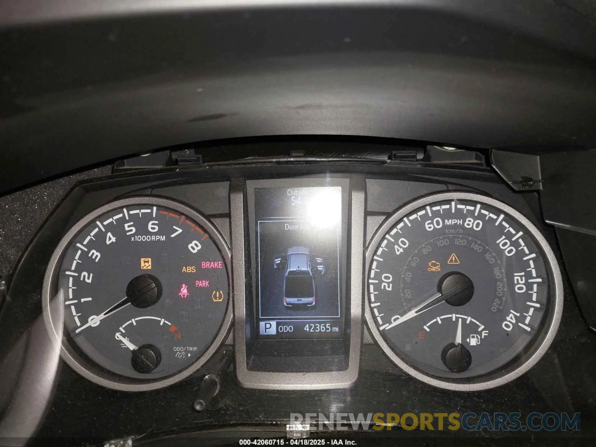 7 fotografías del automóvil dañado 3TMCZ5AN7KM232265 TOYOTA TACOMA 2019