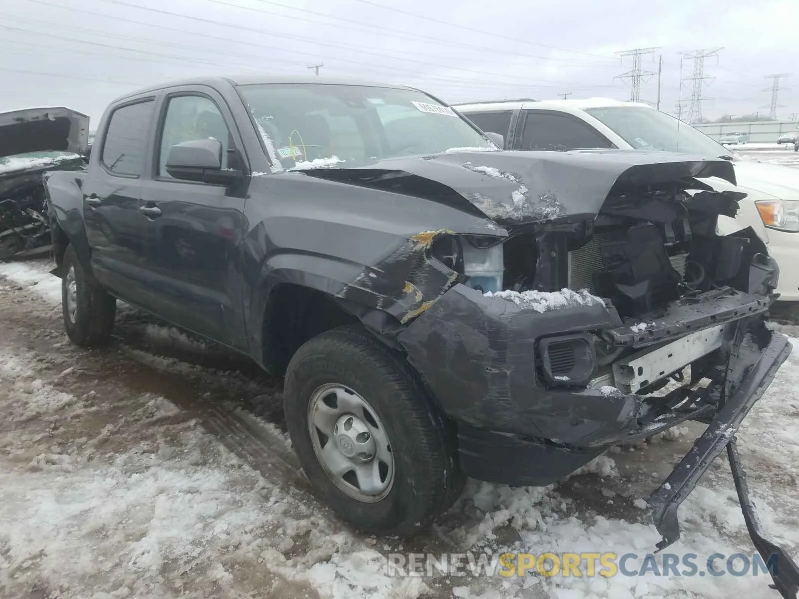 1 fotografías del automóvil dañado 3TMCZ5AN7KM273916 TOYOTA TACOMA 2019