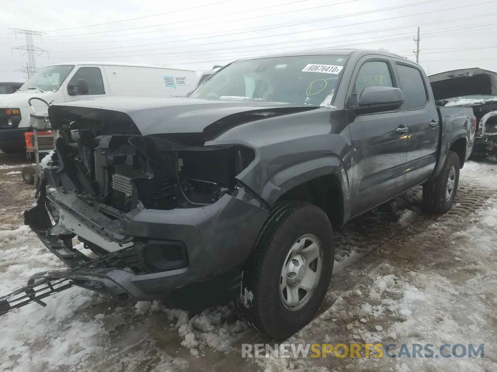 2 fotografías del automóvil dañado 3TMCZ5AN7KM273916 TOYOTA TACOMA 2019