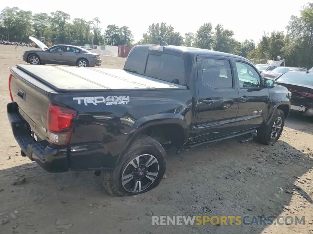 3 fotografías del automóvil dañado 3TMCZ5AN7KM279134 TOYOTA TACOMA 2019