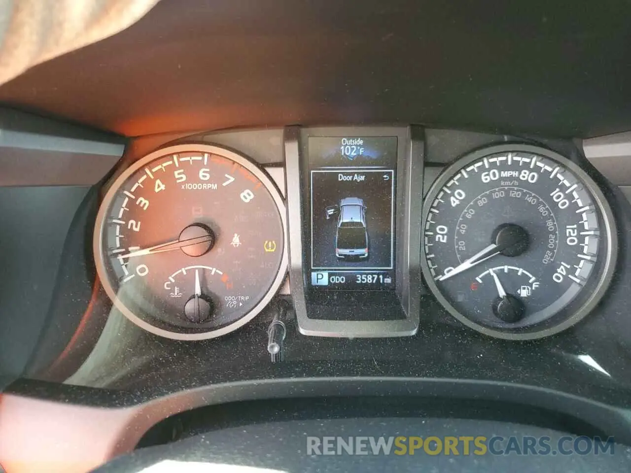 9 fotografías del automóvil dañado 3TMCZ5AN7KM279134 TOYOTA TACOMA 2019