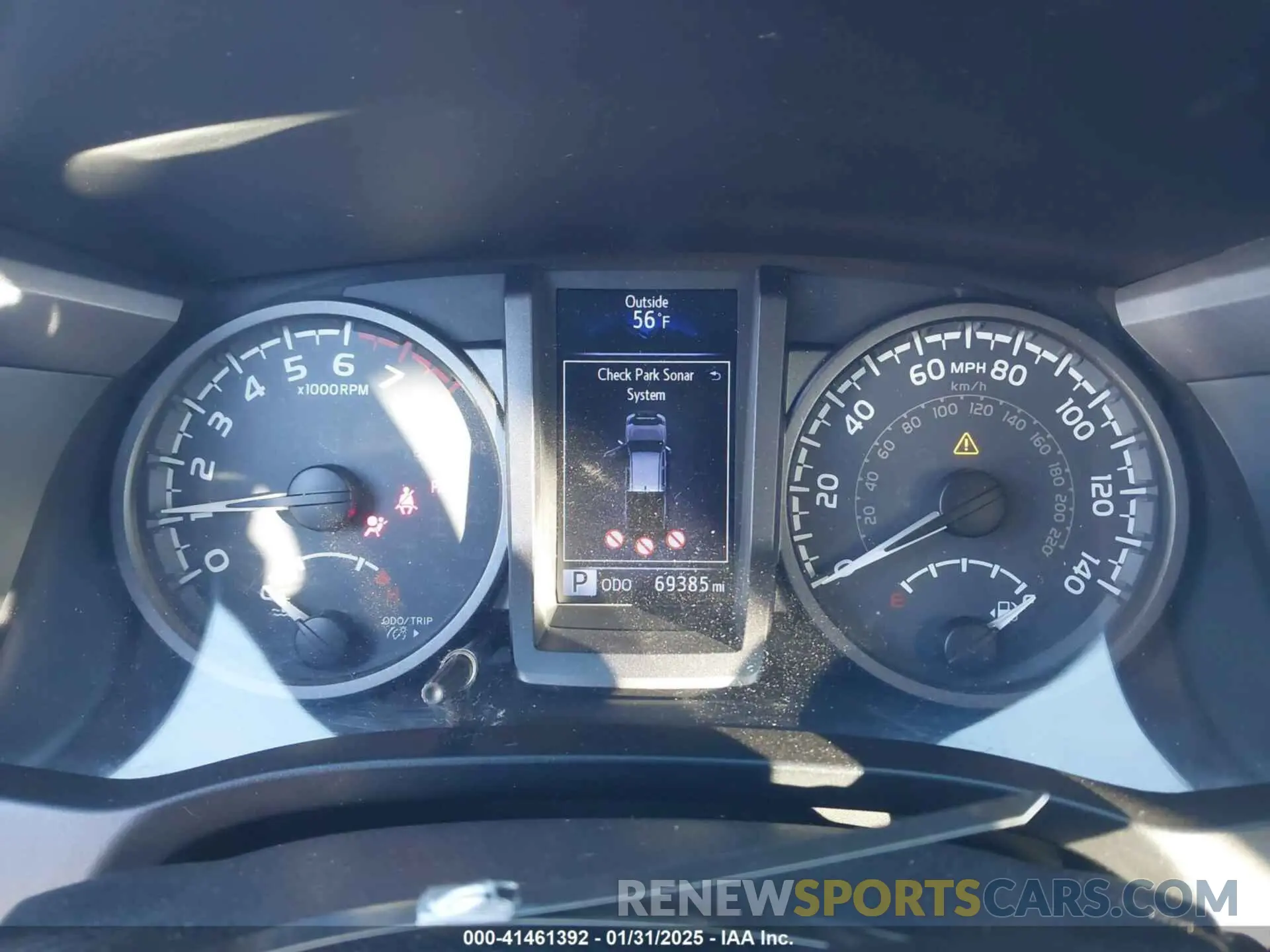 7 fotografías del automóvil dañado 3TMCZ5AN8KM192469 TOYOTA TACOMA 2019