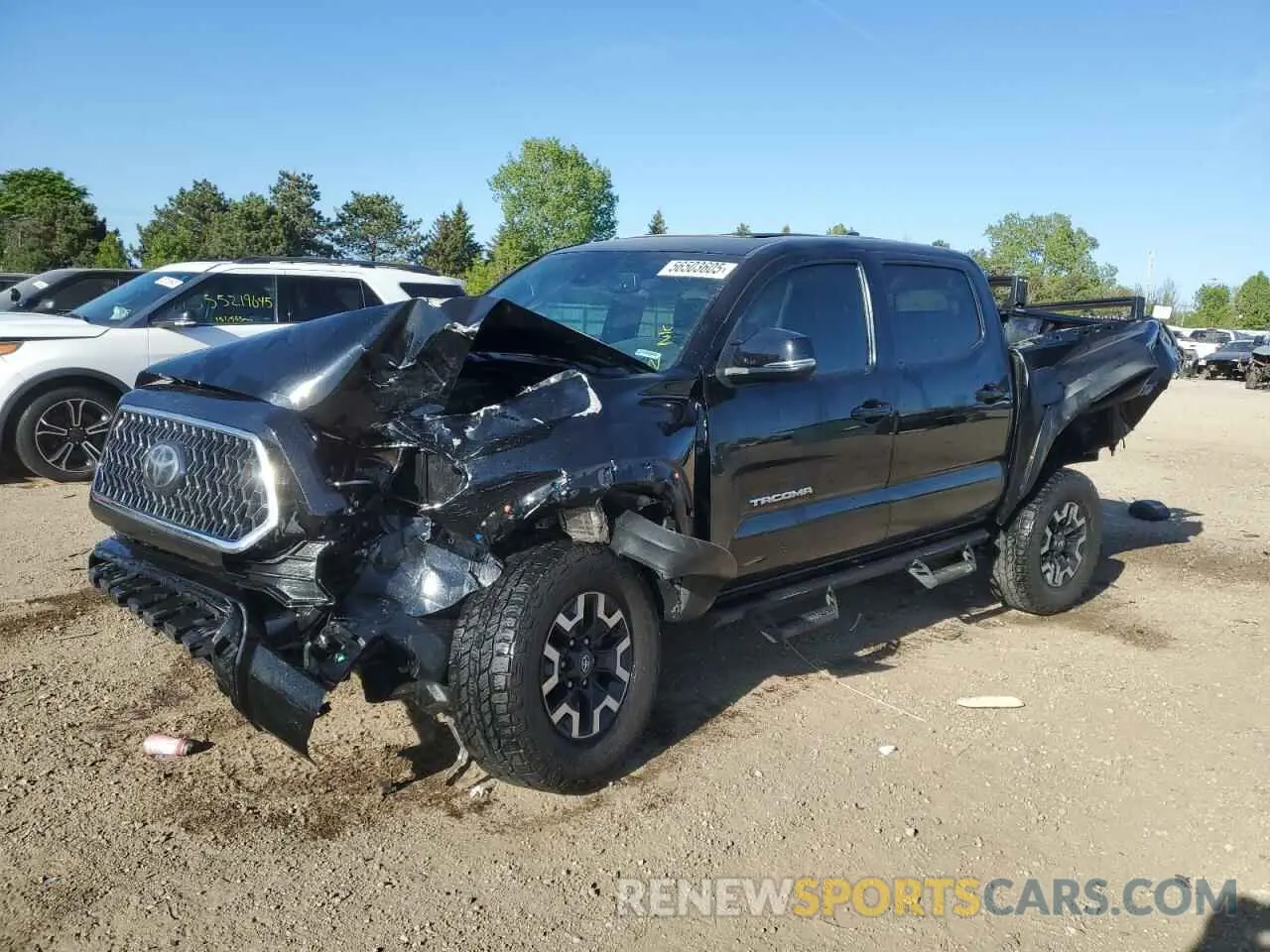 1 fotografías del automóvil dañado 3TMCZ5AN8KM198319 TOYOTA TACOMA 2019