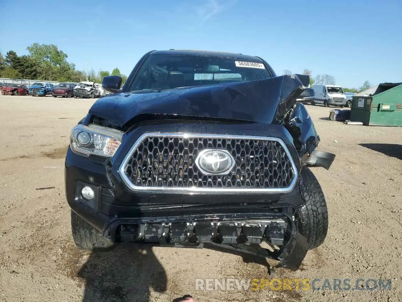 5 fotografías del automóvil dañado 3TMCZ5AN8KM198319 TOYOTA TACOMA 2019