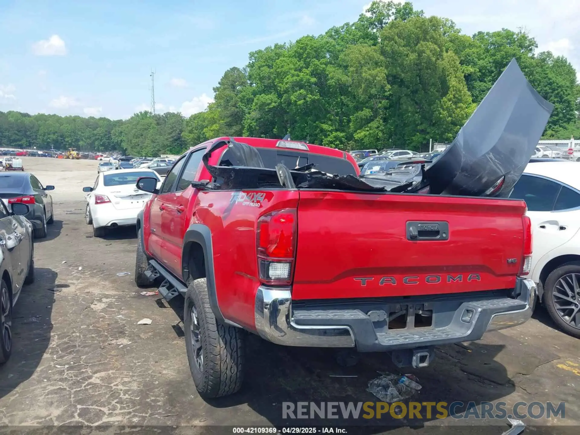 3 fotografías del automóvil dañado 3TMCZ5AN8KM198613 TOYOTA TACOMA 2019