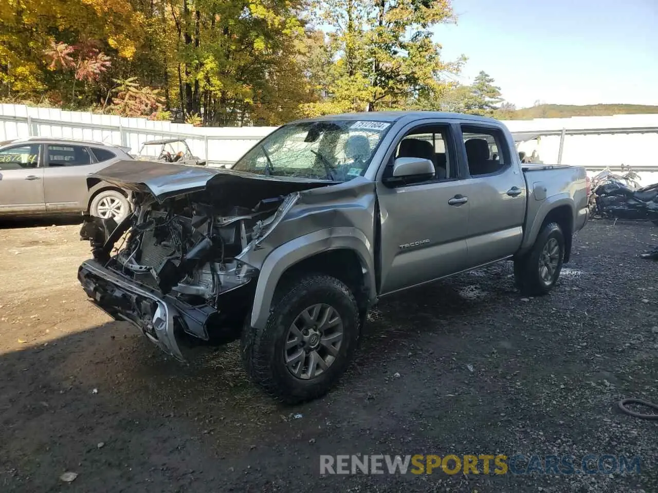 1 fotografías del automóvil dañado 3TMCZ5AN8KM245526 TOYOTA TACOMA 2019