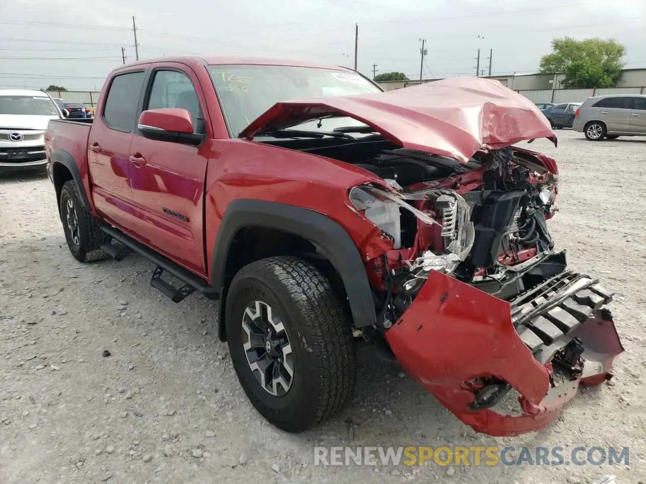 1 fotografías del automóvil dañado 3TMCZ5AN8KM266750 TOYOTA TACOMA 2019