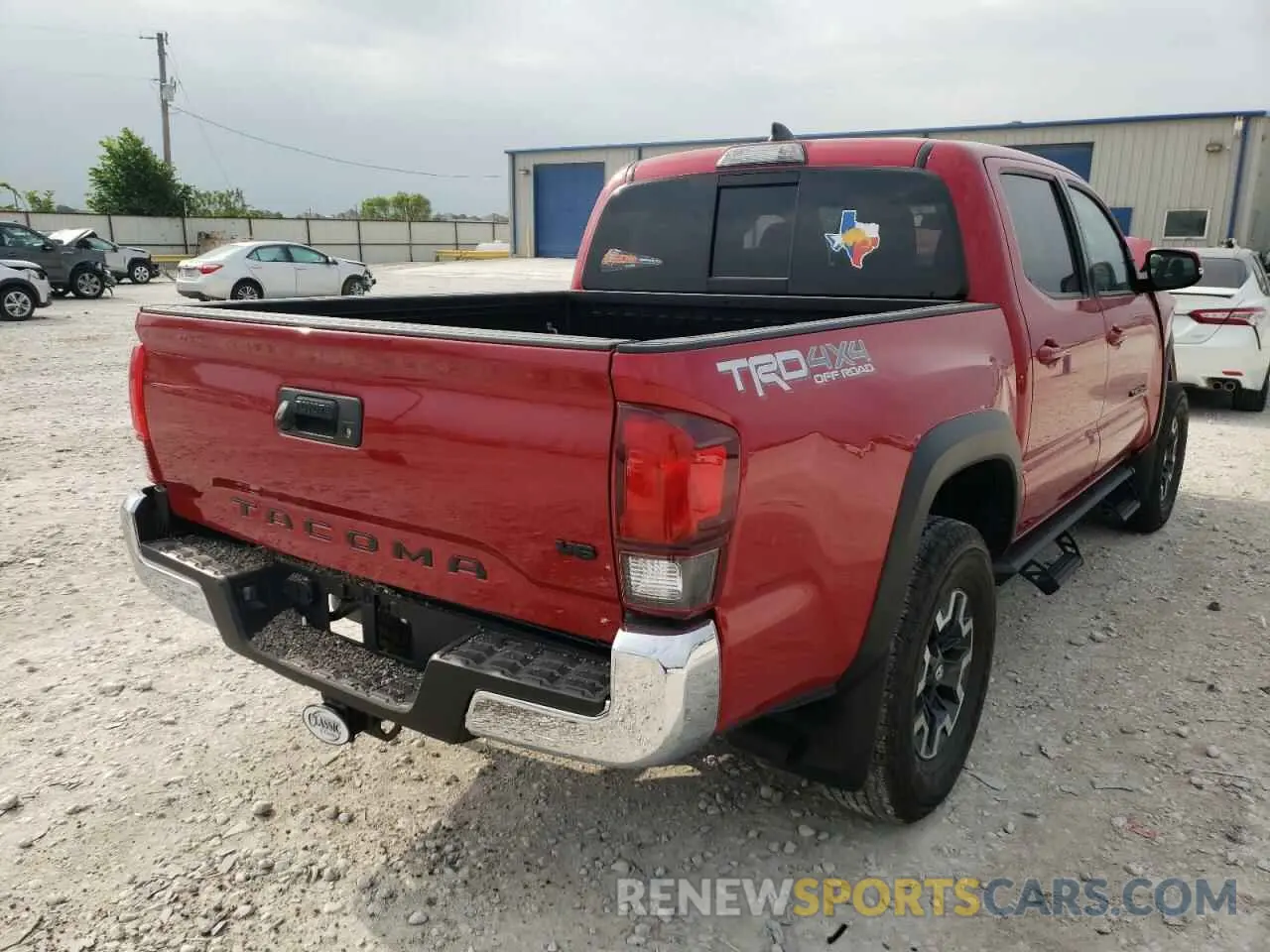 4 fotografías del automóvil dañado 3TMCZ5AN8KM266750 TOYOTA TACOMA 2019