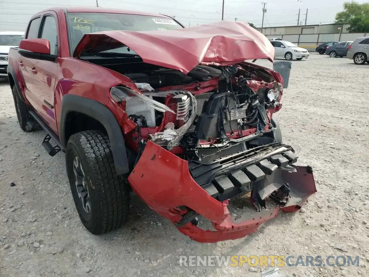 9 fotografías del automóvil dañado 3TMCZ5AN8KM266750 TOYOTA TACOMA 2019