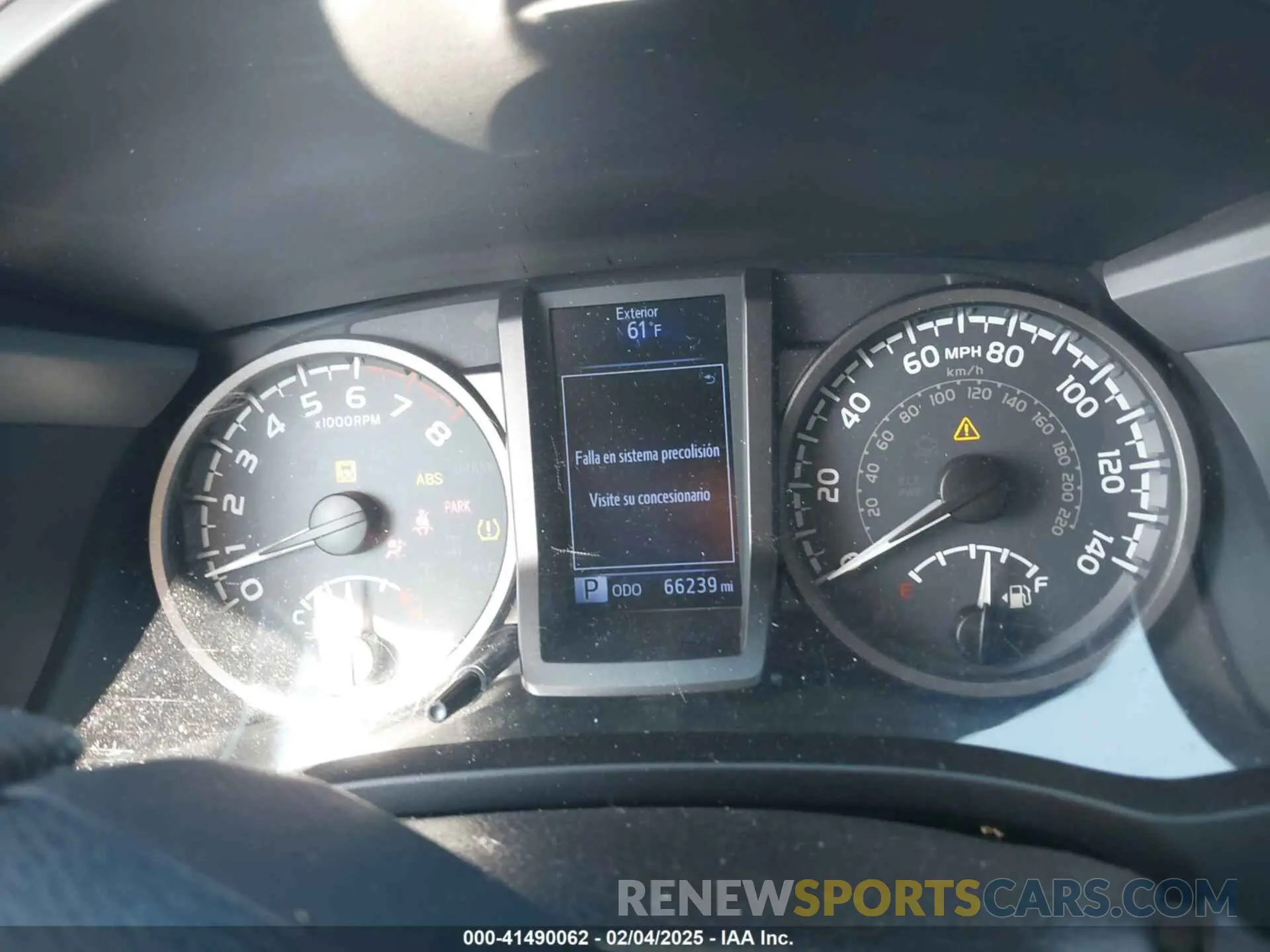 7 fotografías del automóvil dañado 3TMCZ5AN8KM268854 TOYOTA TACOMA 2019
