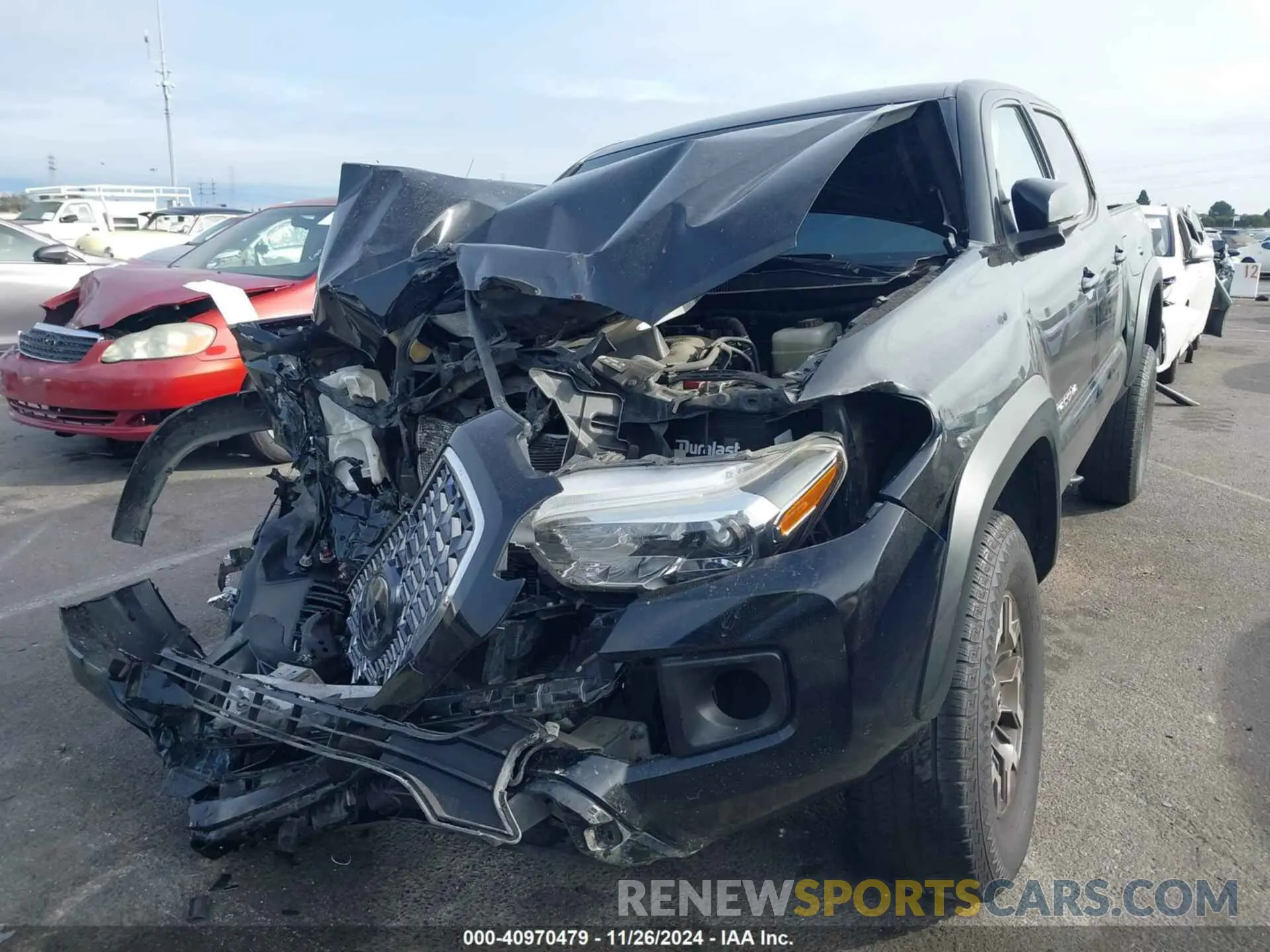 2 fotografías del automóvil dañado 3TMCZ5AN9KM193792 TOYOTA TACOMA 2019
