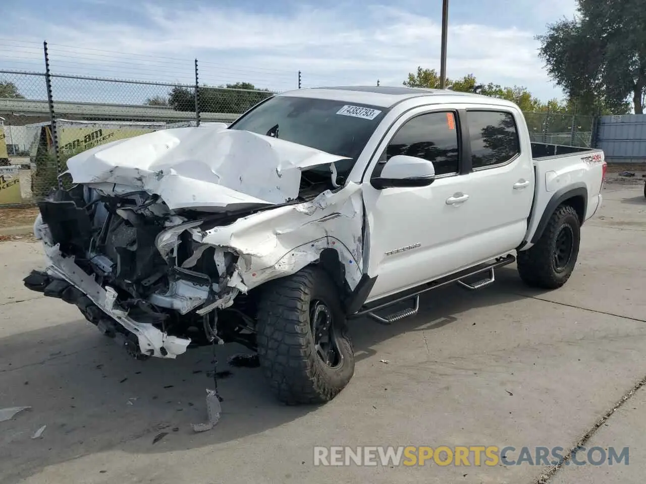 1 fotografías del automóvil dañado 3TMCZ5AN9KM203267 TOYOTA TACOMA 2019