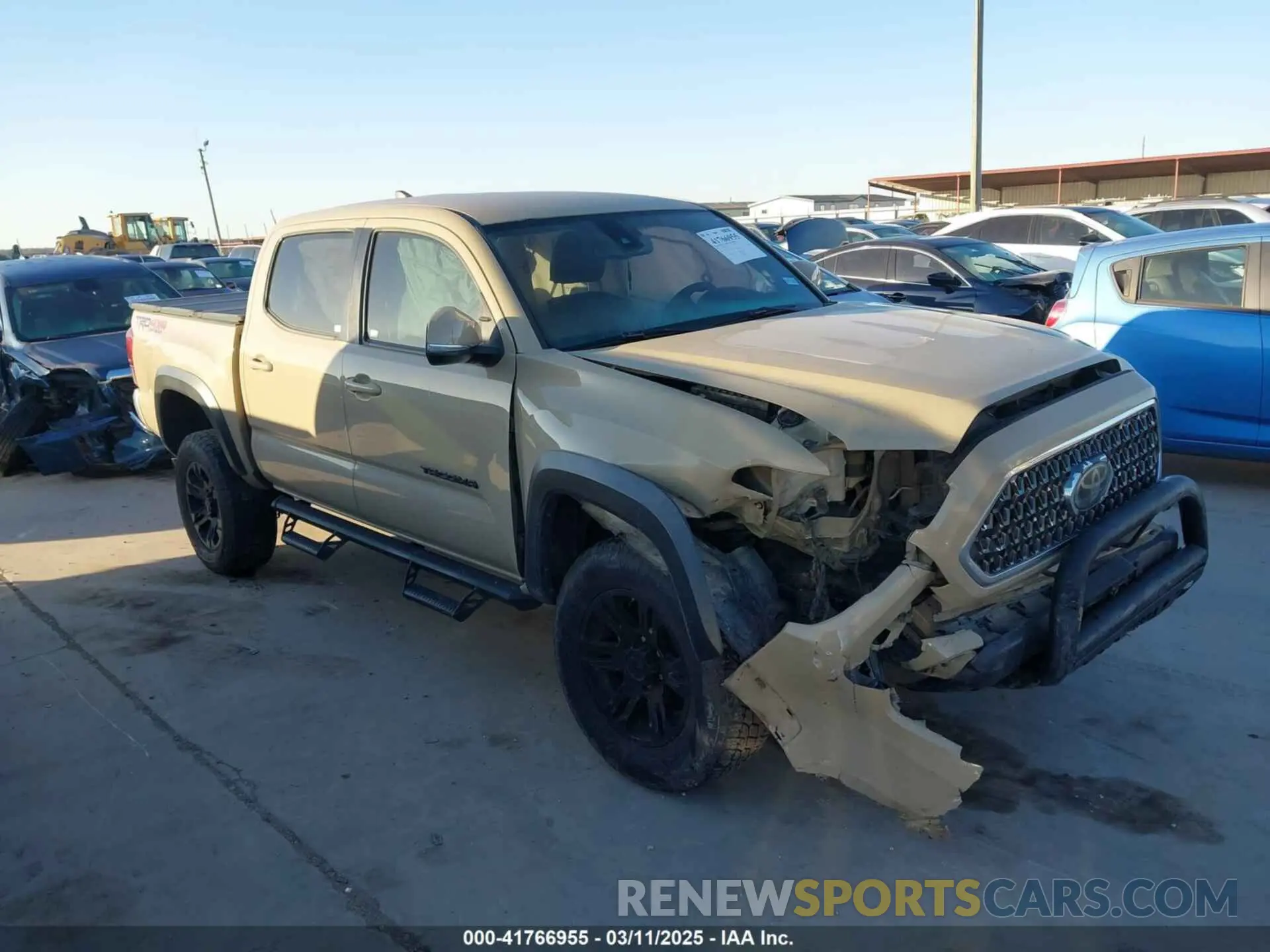 1 fotografías del automóvil dañado 3TMCZ5AN9KM214768 TOYOTA TACOMA 2019