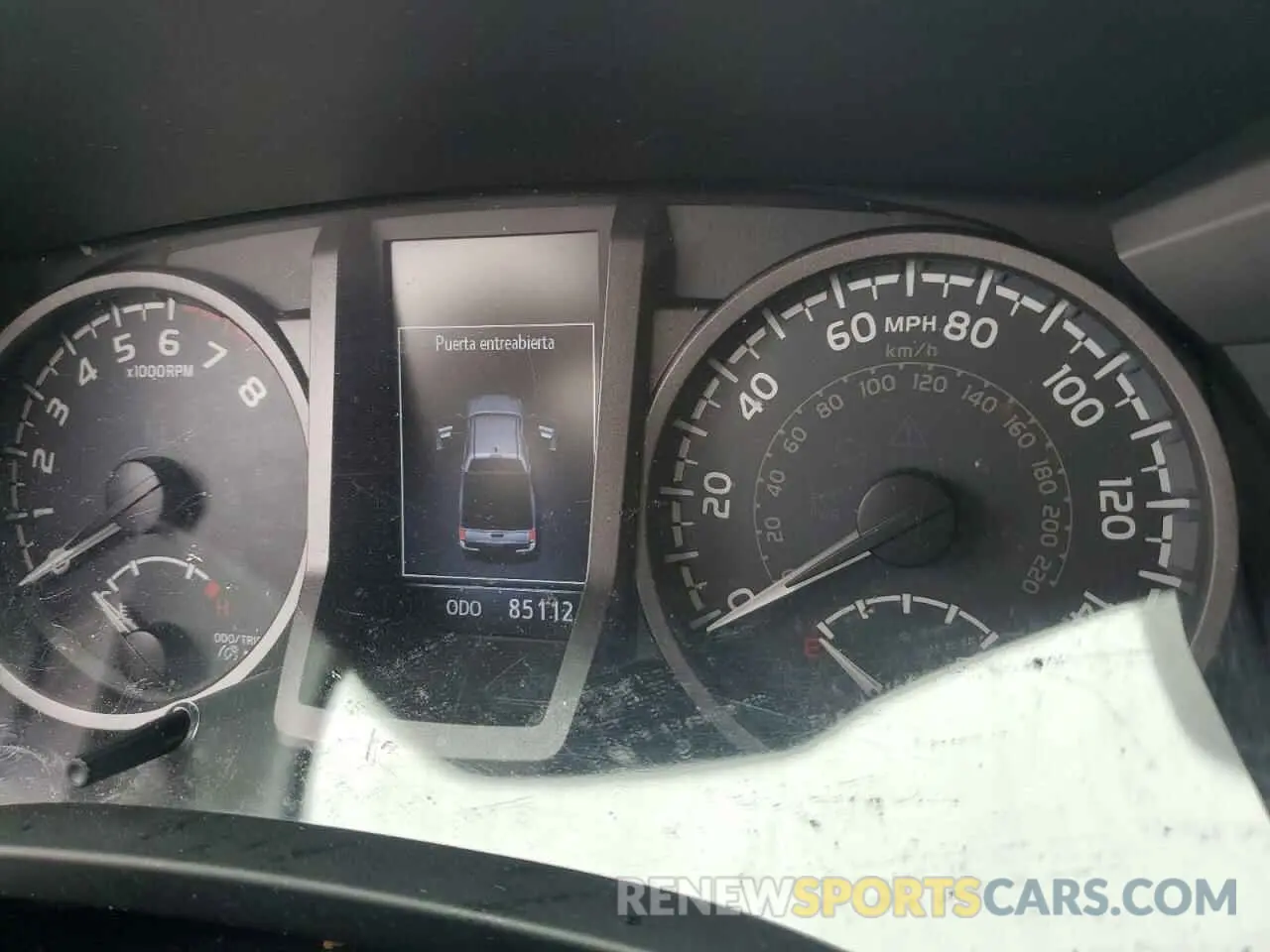 9 fotografías del automóvil dañado 3TMCZ5AN9KM226774 TOYOTA TACOMA 2019