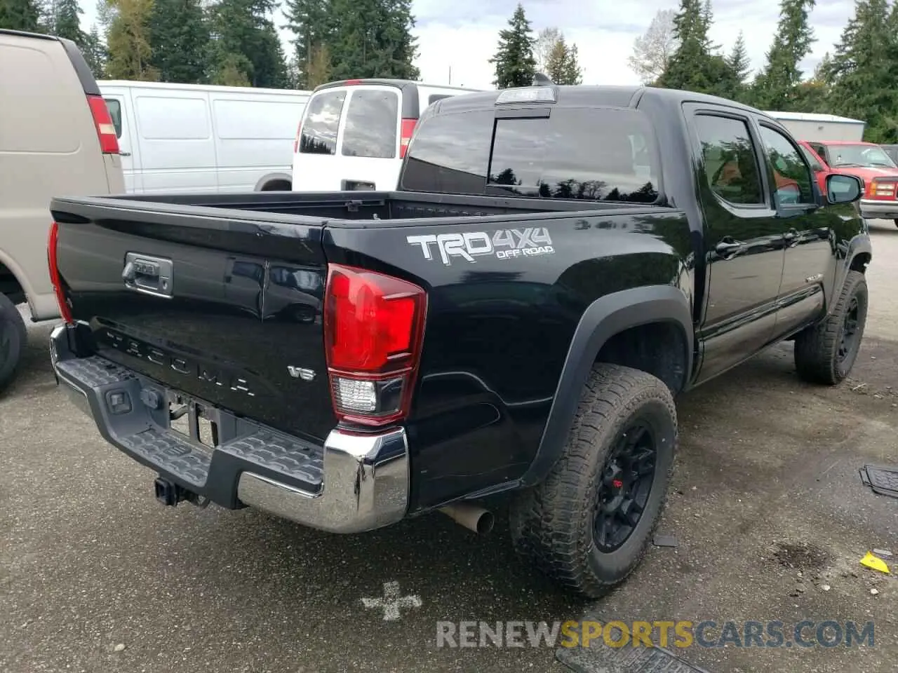 3 fotografías del automóvil dañado 3TMCZ5AN9KM262092 TOYOTA TACOMA 2019