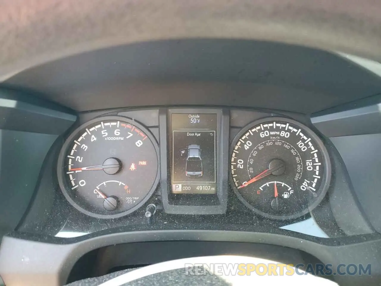 9 fotografías del automóvil dañado 3TMCZ5AN9KM263663 TOYOTA TACOMA 2019