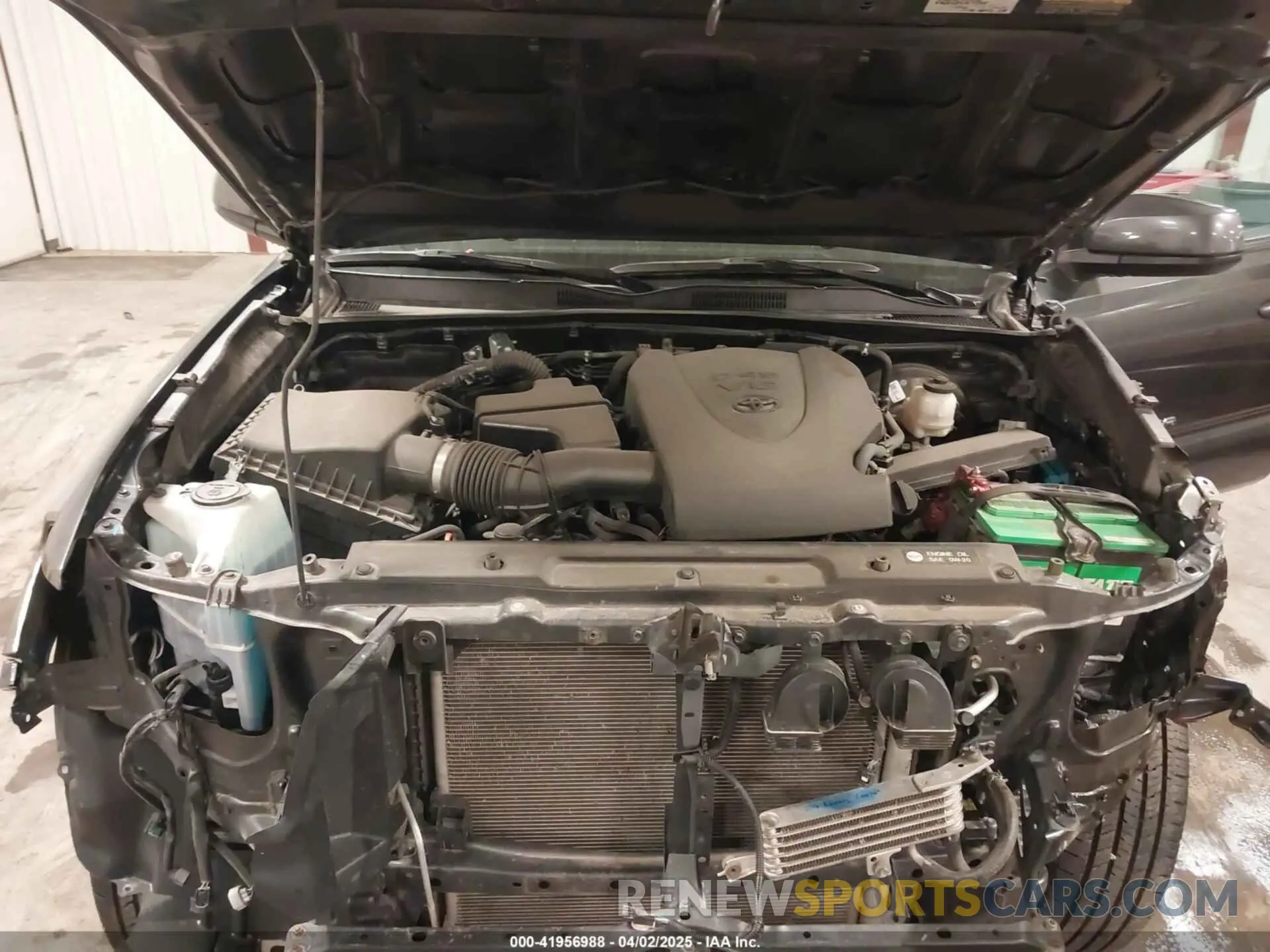 10 fotografías del automóvil dañado 3TMCZ5AN9KM275537 TOYOTA TACOMA 2019