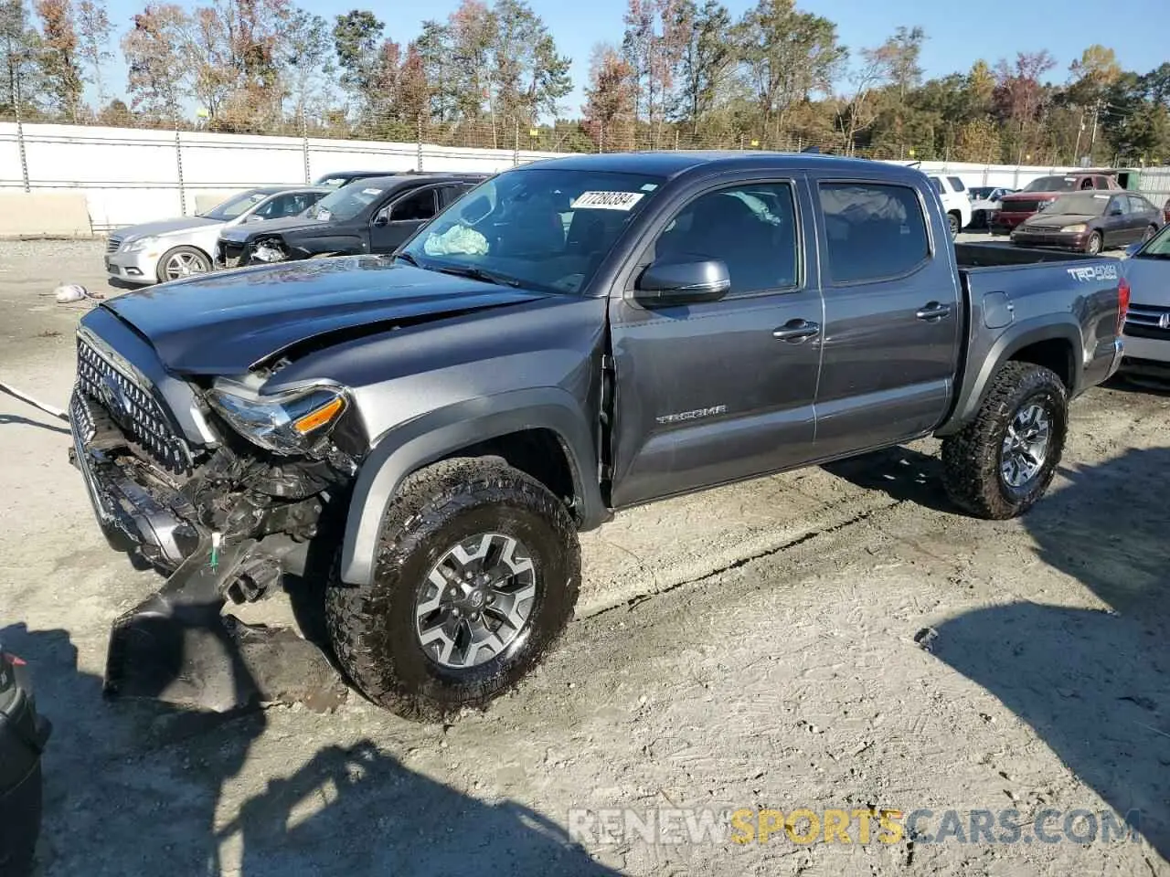 1 fotografías del automóvil dañado 3TMCZ5ANXKM232275 TOYOTA TACOMA 2019