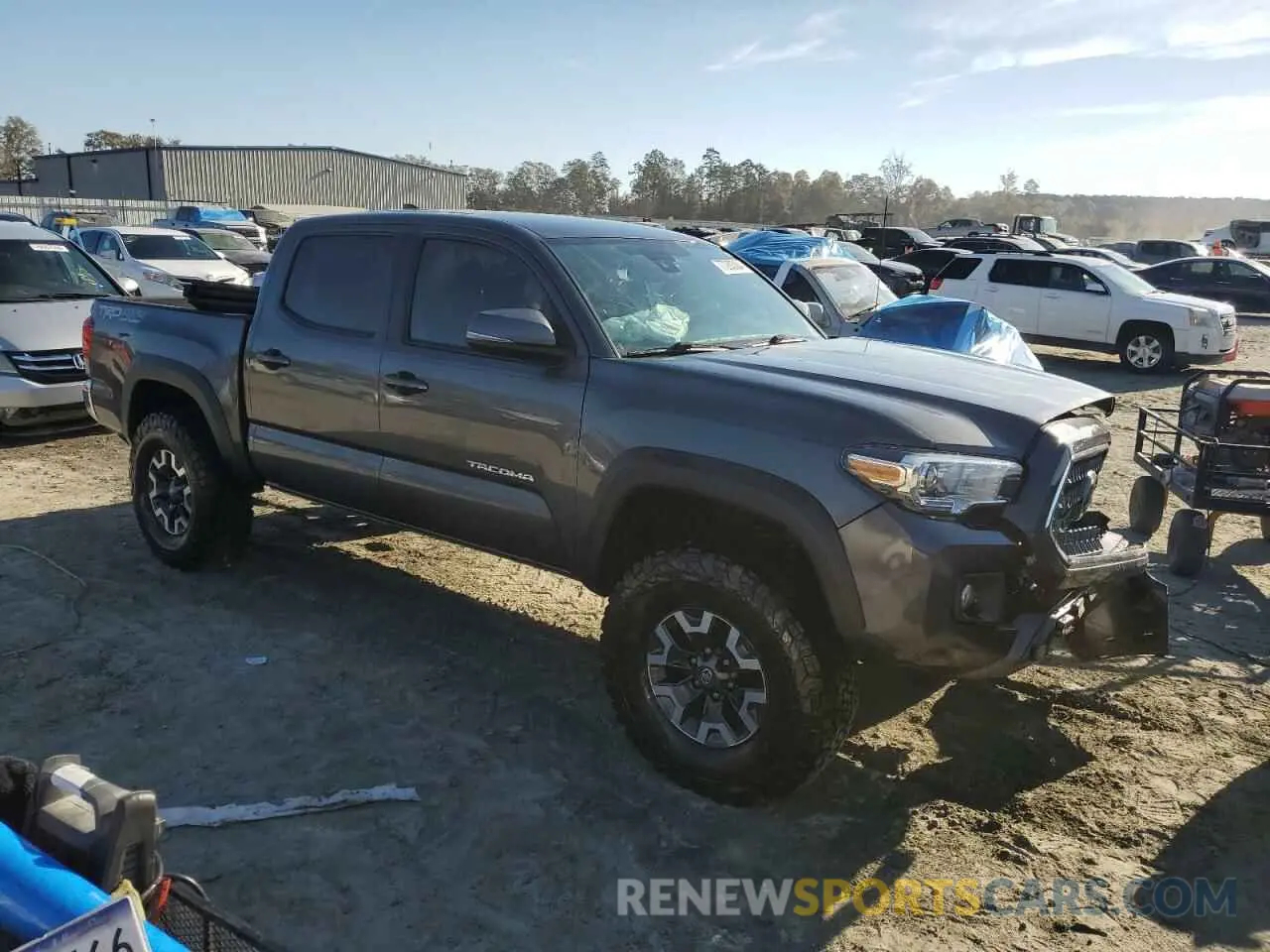 4 fotografías del automóvil dañado 3TMCZ5ANXKM232275 TOYOTA TACOMA 2019