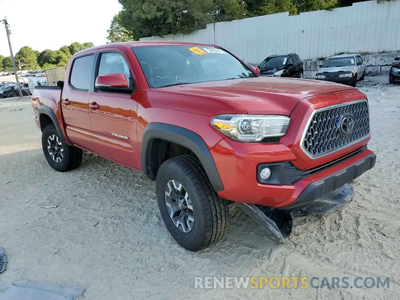 1 fotografías del automóvil dañado 3TMCZ5ANXKM251800 TOYOTA TACOMA 2019