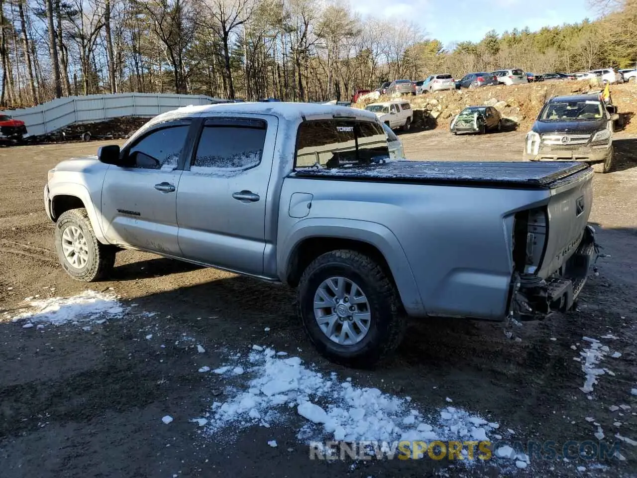 2 fotografías del automóvil dañado 3TMCZ5ANXKM261601 TOYOTA TACOMA 2019