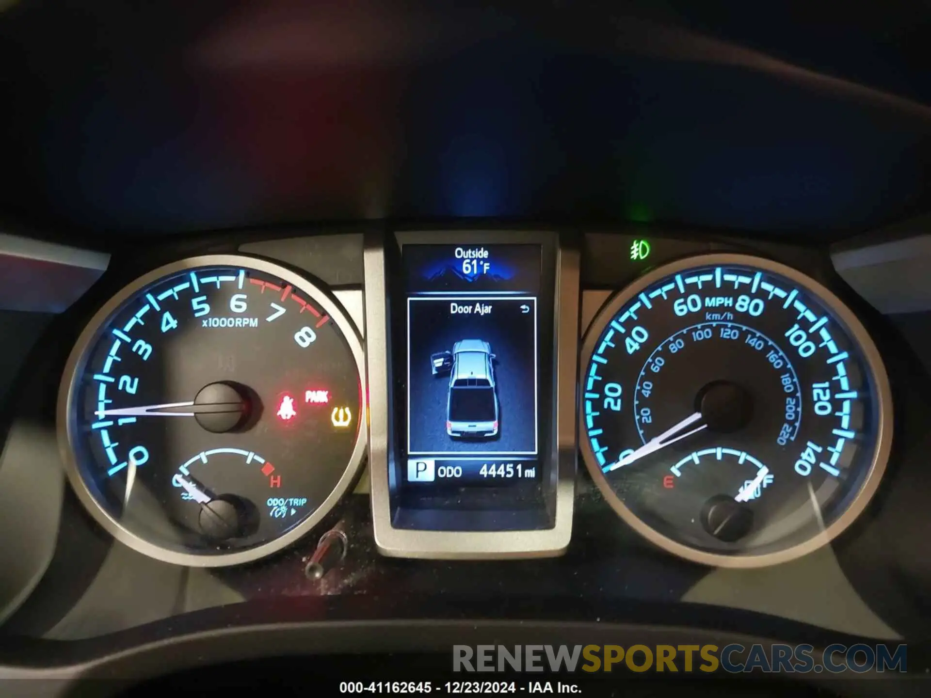 7 fotografías del automóvil dañado 3TMCZ5ANXKM264546 TOYOTA TACOMA 2019