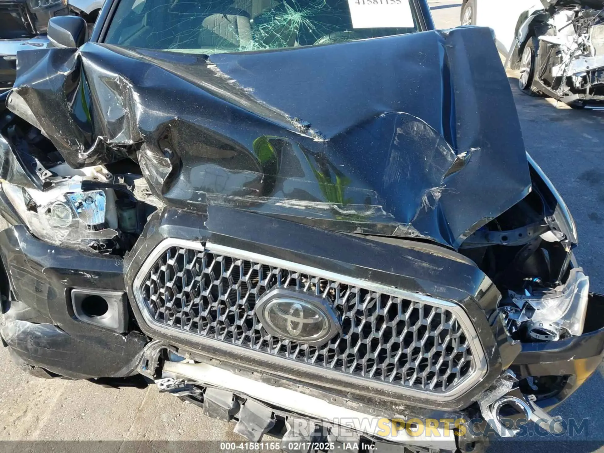 10 fotografías del automóvil dañado 3TMCZ5ANXKM267043 TOYOTA TACOMA 2019