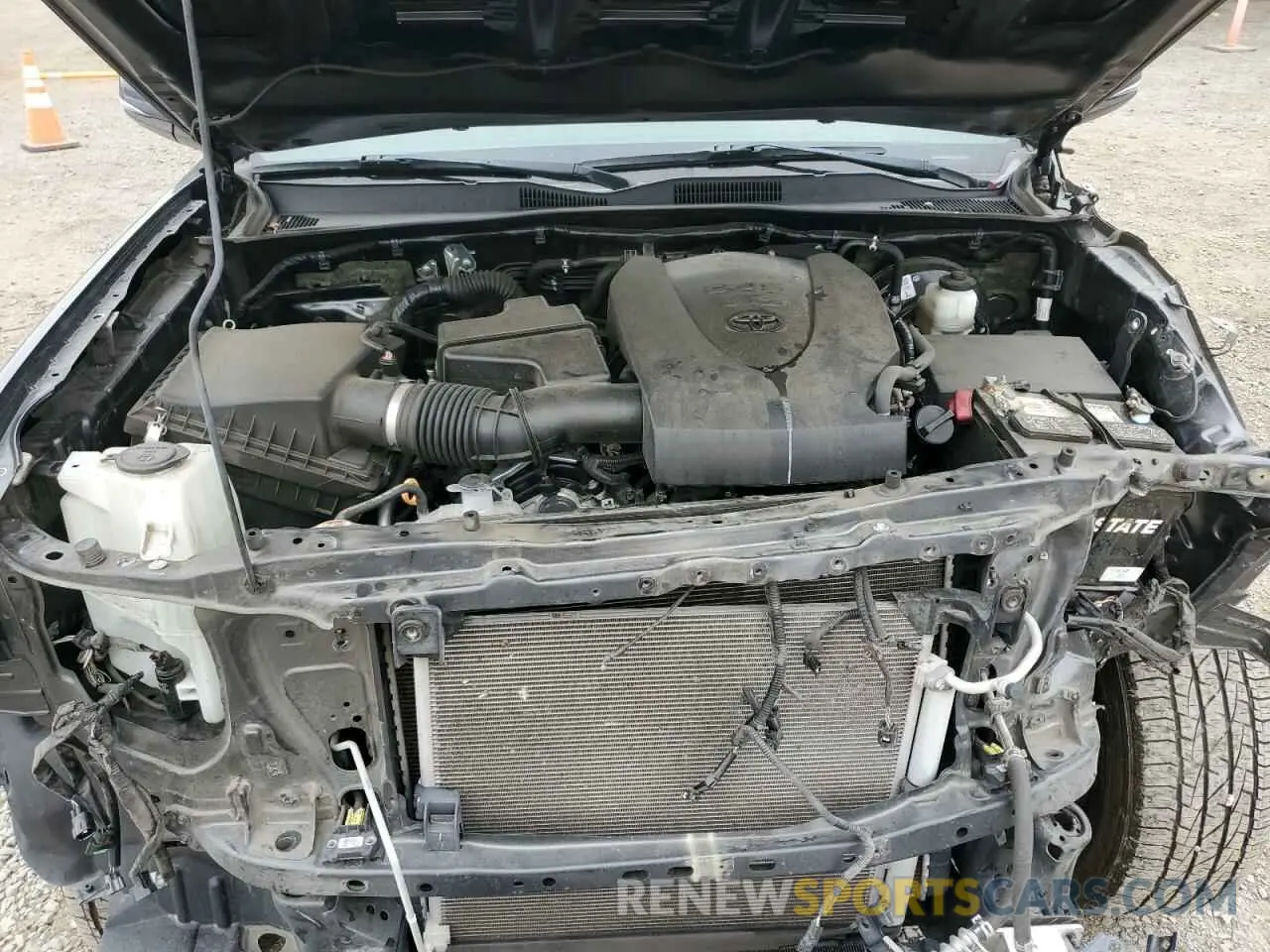 11 fotografías del automóvil dañado 3TMCZ5ANXKM277913 TOYOTA TACOMA 2019