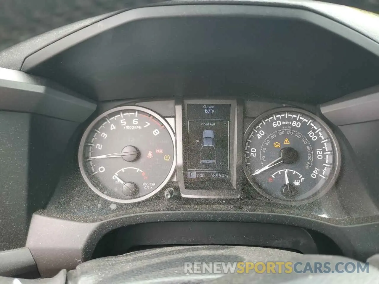 9 fotografías del automóvil dañado 3TMCZ5ANXKM277913 TOYOTA TACOMA 2019