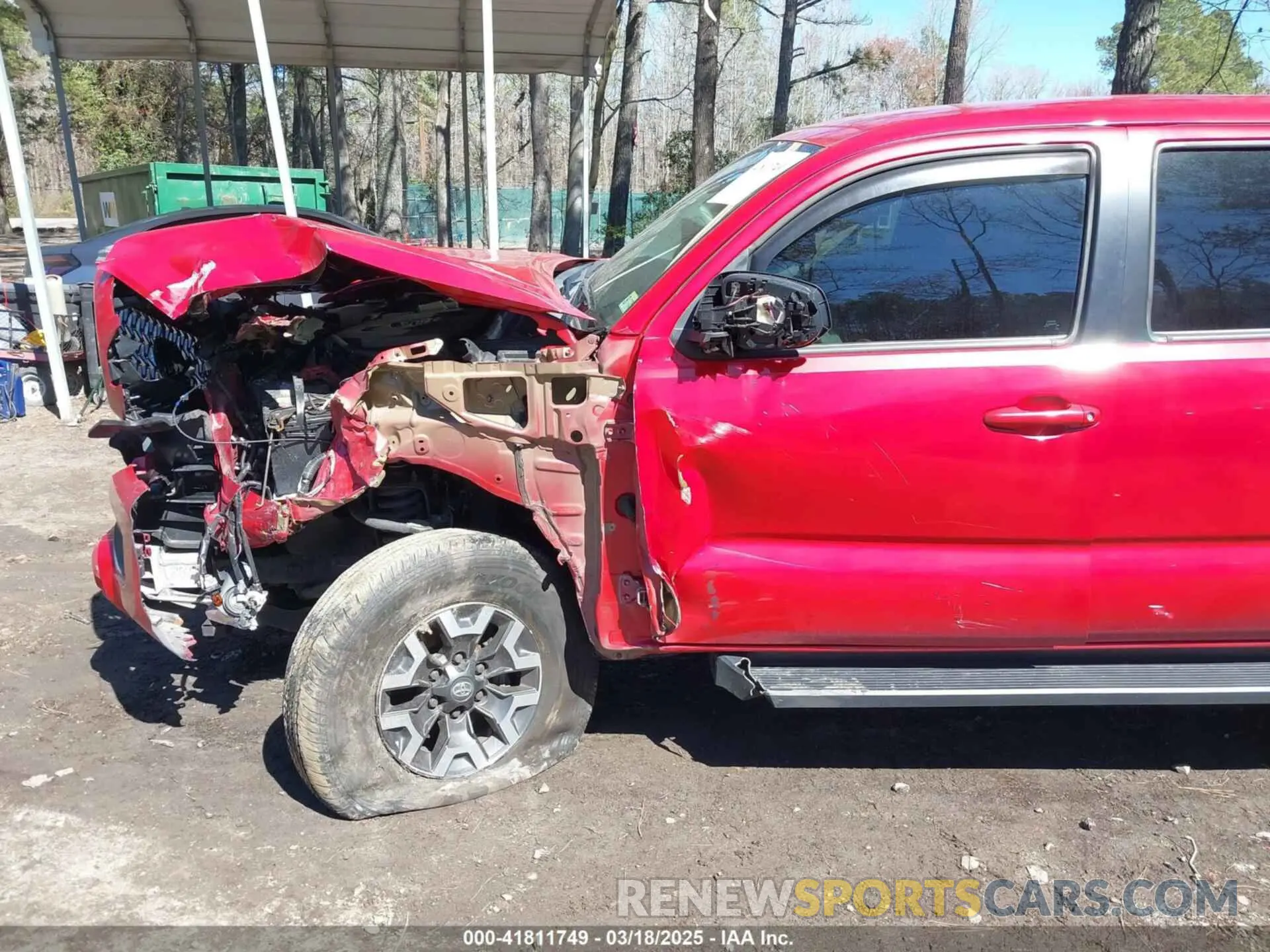 16 fotografías del automóvil dañado 3TMCZ5ANXKM279726 TOYOTA TACOMA 2019