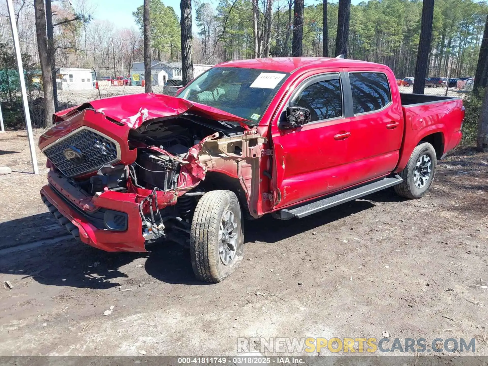 2 fotografías del automóvil dañado 3TMCZ5ANXKM279726 TOYOTA TACOMA 2019