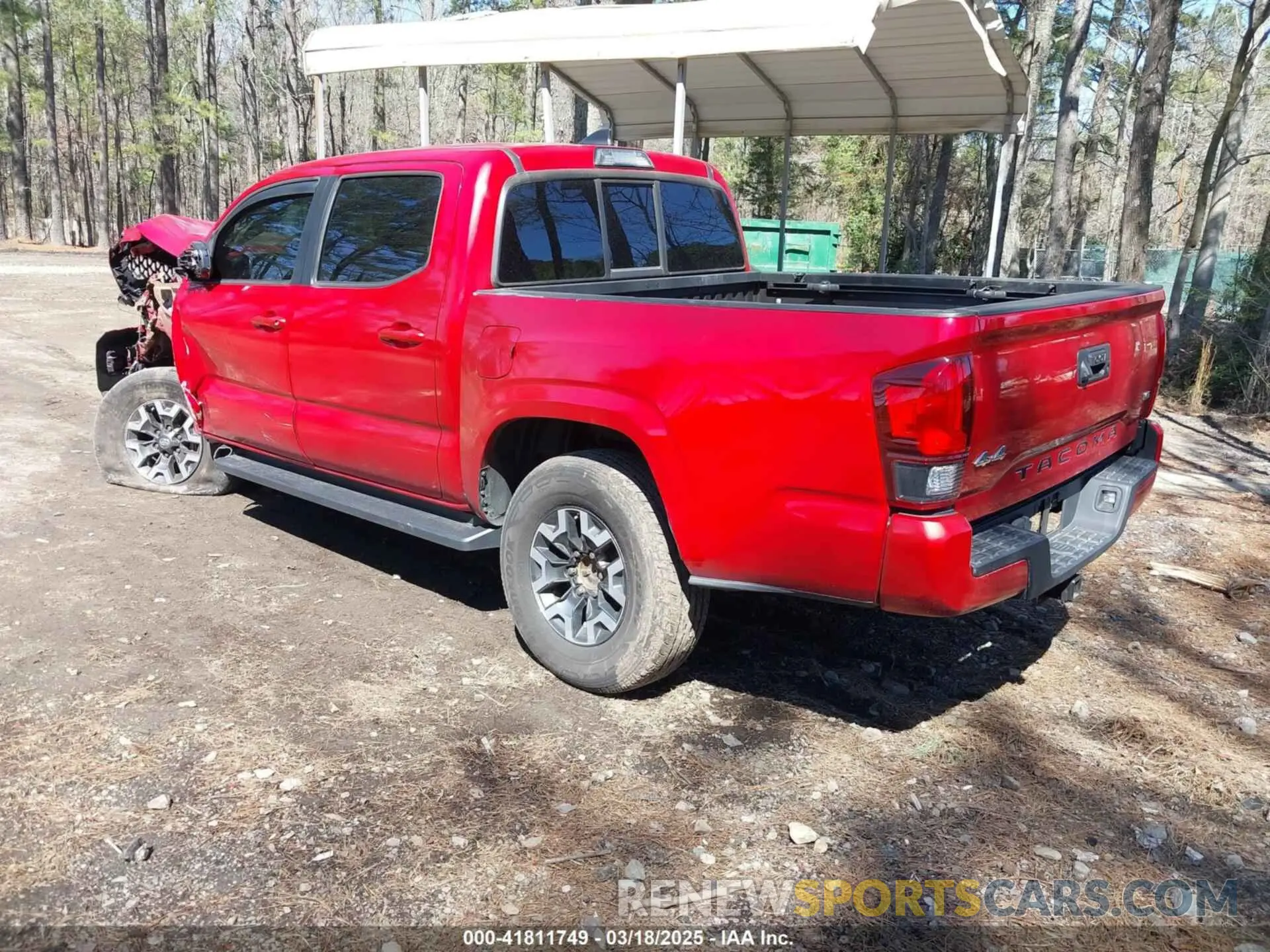 3 fotografías del automóvil dañado 3TMCZ5ANXKM279726 TOYOTA TACOMA 2019