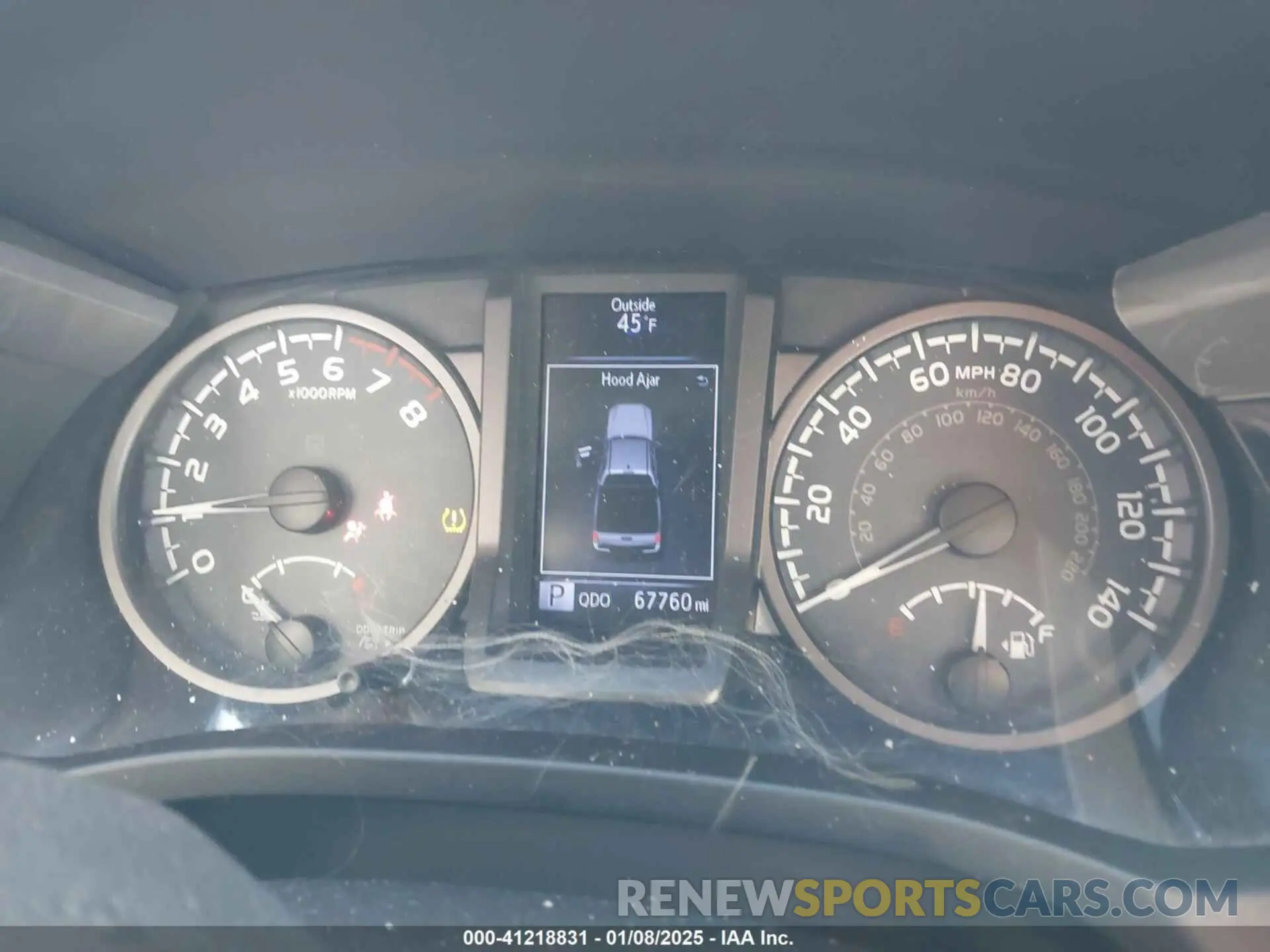 7 fotografías del automóvil dañado 3TMCZ5ANXKM286403 TOYOTA TACOMA 2019