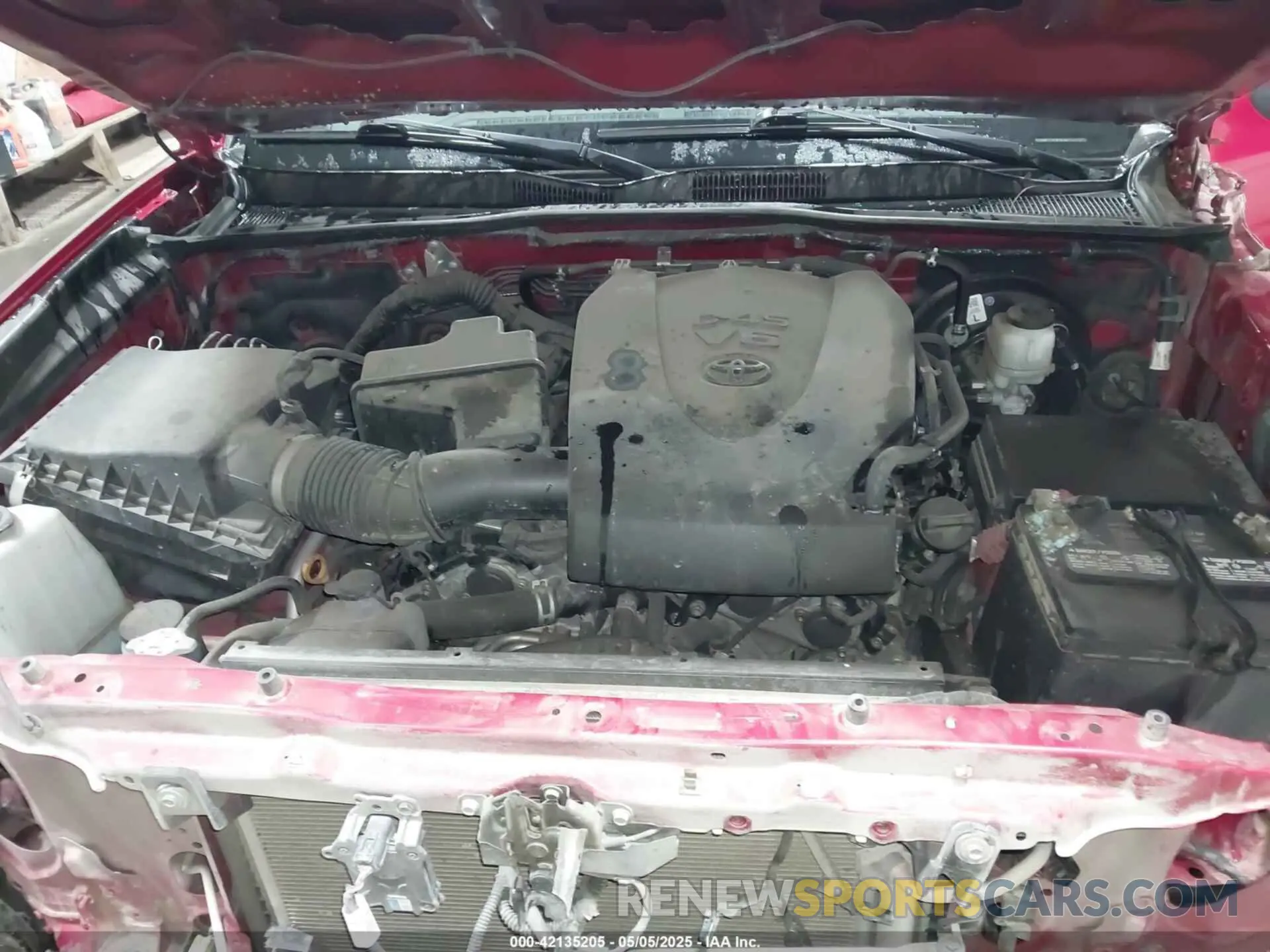 10 fotografías del automóvil dañado 3TMDZ5BN0KM076850 TOYOTA TACOMA 2019